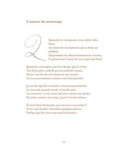 Baudelaire Poem with Illustration of "Les Fleurs du Mal" Korean & French - Foto 9 di 12