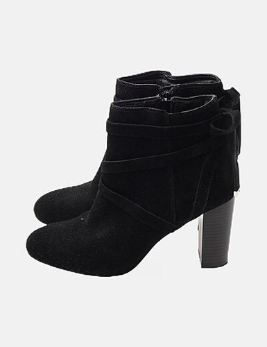 Promod Boutique Francaise schwarze Wildleder-Stiefeletten Damengröße EU 40 US 9 - Bild 2 von 17