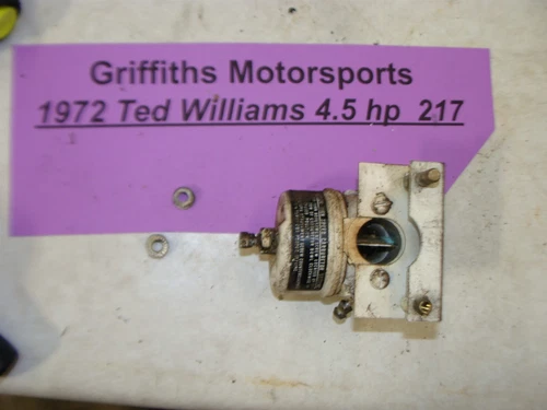 1972 Sears Eska 4.5hp 217 Tecumseh Ted williams carb carburetor outboard motor