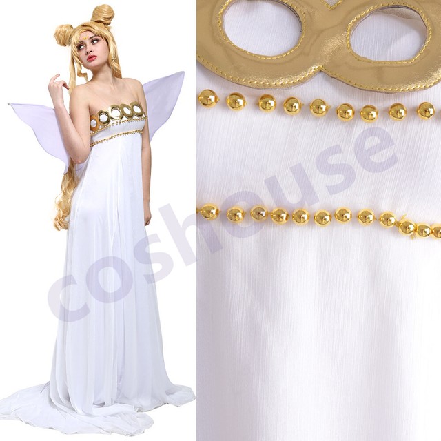 Super Sailor Moon Sailormoon White Serena Cosplay Costume Gloves Custom Made