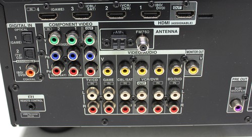 Onkyo TX-SR393 5.2 Channel A/V Receiver Amplifier HDMI Bluetooth Network - Picture 2 of 4