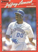 JEFFREY LEONARD SEATTLE MARINERS #93 - DONRUSS NM-MT 1990