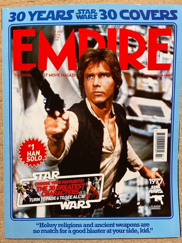 EMPIRE MAGAZINE Juli 2007 - STAR WARS - HAN SOLO Frontcover - sehr guter Zustand!