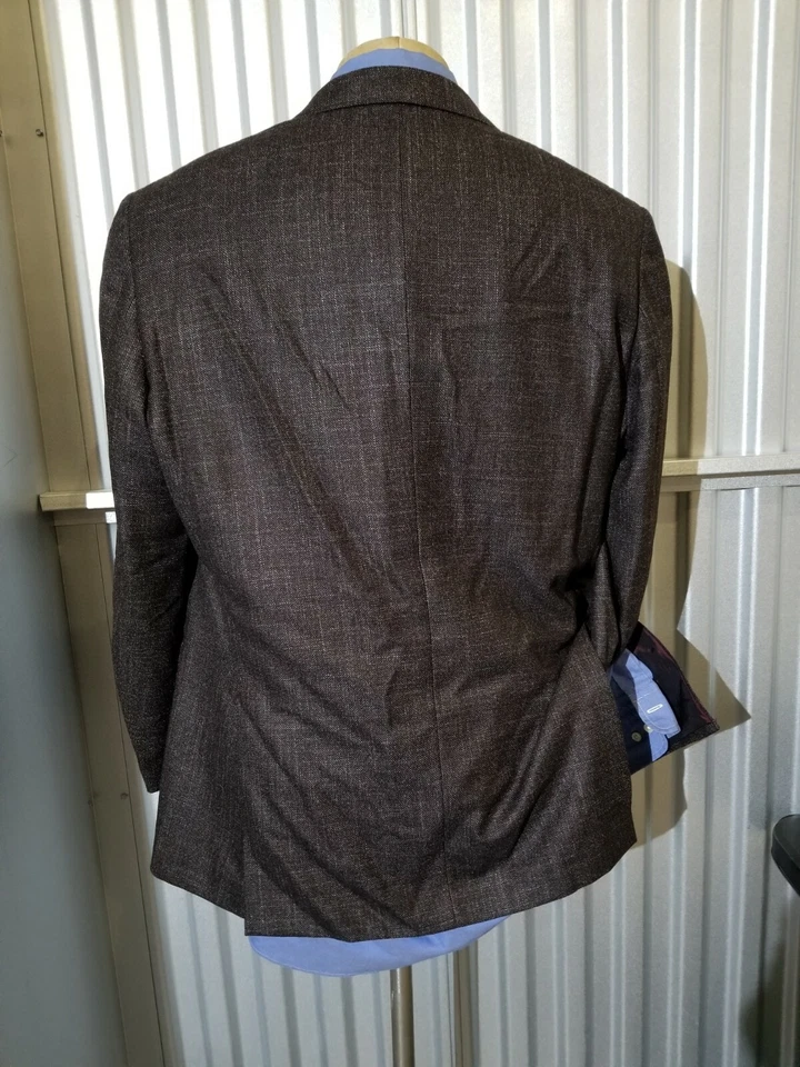 Pal Zileri MCMLXXX Caballero LANA SEDA CACHEMIR Abrigo Deportivo Blazer Chaqueta 56 46R Foto 3 de 4