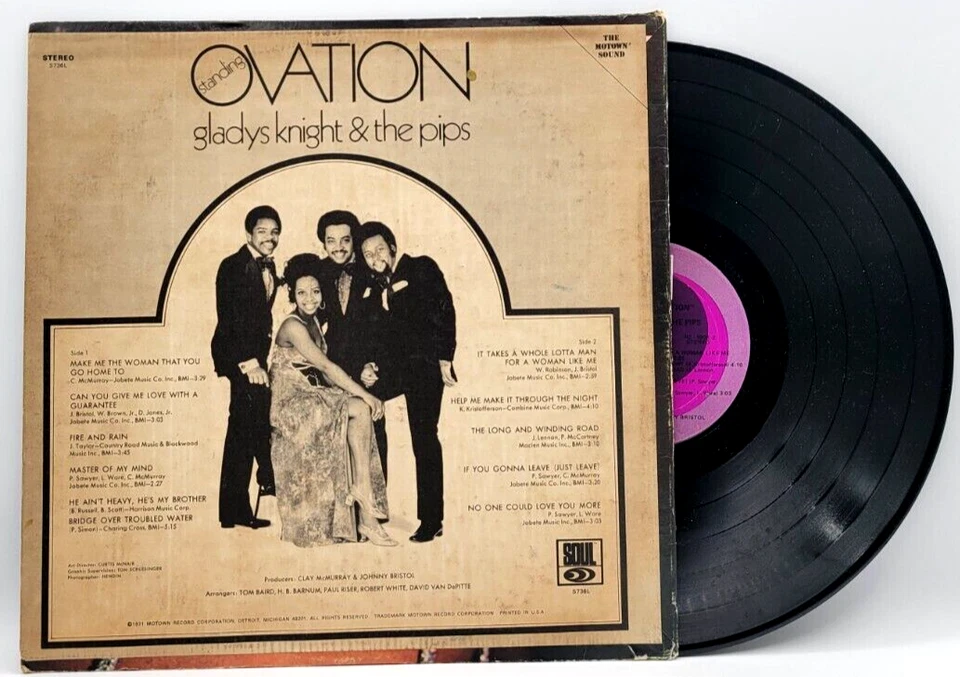 GLADYS KNIGHT & THE PIPS - STANDING OVATION - SOUL LP SOUL Foto 2 de 2