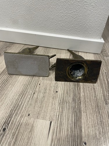 Vintage MCM Brass Jumping Swordfish Marlin Sailfish Bookends Nautical 50s 60s 70 - Picture 2 of 13