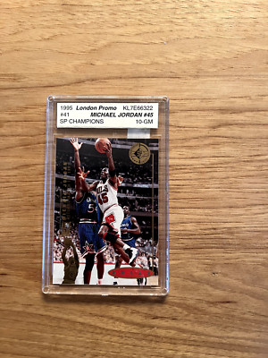 マイケルジョーダンNBA 94-95 SP  CHAMPIONSHIP #41 95 Upper Deck SP CHAMPIONSHIP SERIES #41 MICHAEL JORDAN Die