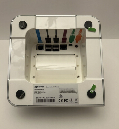 Clover Station C100 POS 1.0 System Printer P100 | FACTORY RESET UNLOCKED - Picture 8 of 8