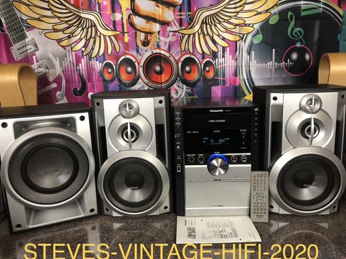 Panasonic SC-AK750 5CD Changer Cassette Radio USB AUX + SUBWOOFER/Remote L@@K.!! - Picture 2 of 16