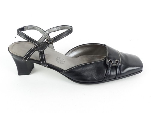 Gabor Damen Schuhe Pumps Slingback Karree Kunstleder schwarz 40 | UK 6,5 (17357) - Bild 8 von 8