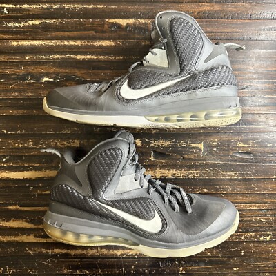 2012 Nike LeBron 9 IX Cool Grey White Reflect Carbon Fiber