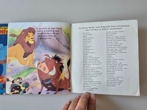 3 x Minibücher. Walt Disneys Minis. Aladdin. König der Löwen... Mini wie Pixi - Bild 10 von 20