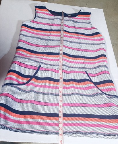 Cat & Jack Multicolor Stripe Dress Girls Size XL 14/16 - Picture 6 of 9