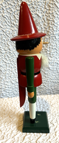 Vintage German Republic Veb Raum Und Tafelschmuck 14 inch Nutcracker Pinocchio - Picture 10 of 14