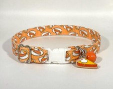 Cat Collar- Pumpkin Pie" Adjustable Breakaway Safety Quick-Release Collar