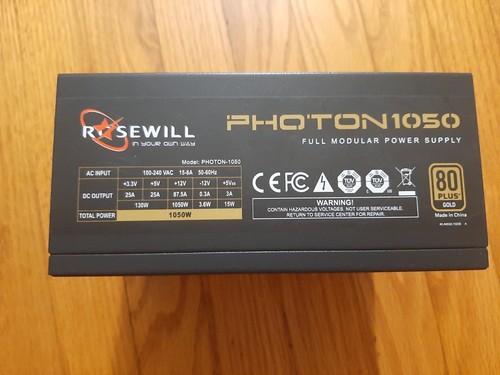 Rosewill PHOTON1050 PHOTON-1050 Full Modular Power Supply No Cables - Picture 4 of 5