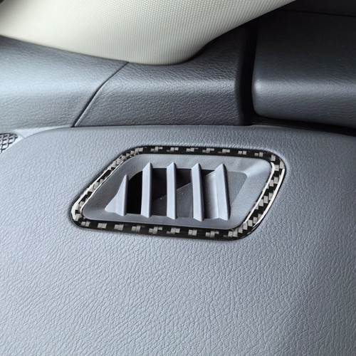 Real Carbon Fiber Interior Air Vent Outlet Cover For Nissan Altima Teana 2019-25 - Picture 6 of 24