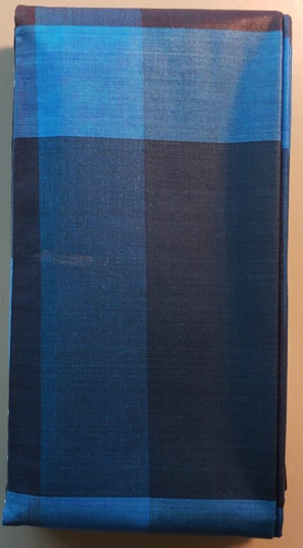 Bangladesh ATM Gold Lungi Men's Large 100% Cotton Multi Color Check Night Dress - Picture 3 of 3