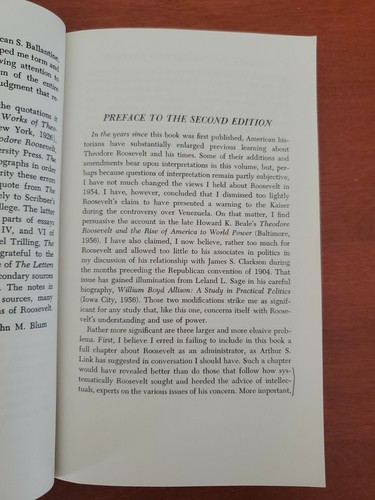 The Republican Roosevelt by John Morton Blum - Paperback - Imagen 5 de 8