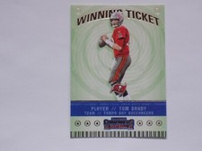 2020 Contenders Football Winning Ticket Tom Brady Card #WT3 Buccaneers GOAT