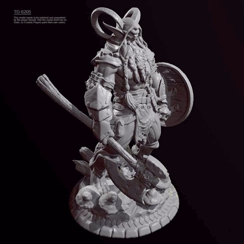 Kit Modelo Figura Resina 1/24 Impresión 3D de Ovejas Monstruo Guerreros Sin Montar - Imagen 3 de 7