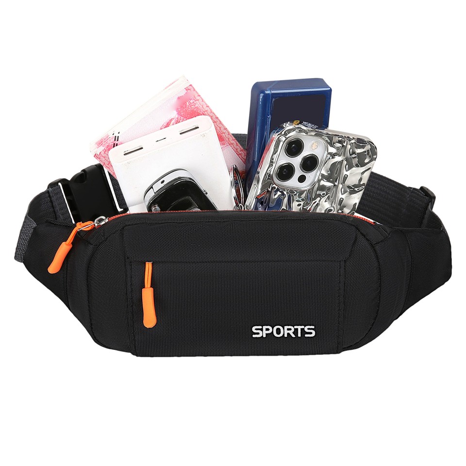 Runner Waist Bag Crossbody Bag Running Jogging Phone Pouch Zip Fanny