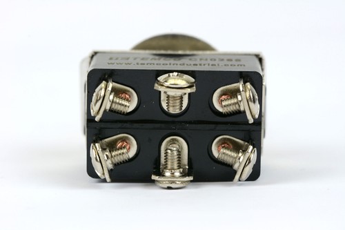 5 pc 20A 125V Toggle Switch (ON)-OFF-(ON) DPDT 6 Terminal Momentary 2 SIDE - Picture 3 of 4