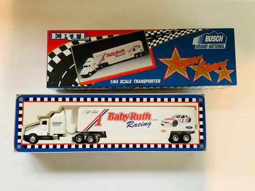Jeff Gordon #1 BABY RUTH 1992 Hauler ERTL White Rose 1:64 Transporter Lim. Ed. - Picture 2 of 9