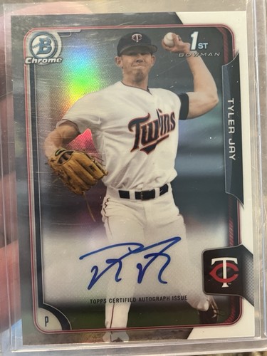 Tyler Jay Twins Autograph Auto (10) Card Lot Bowman Chrome Leaf Draft Immaculate - Picture 7 of 8