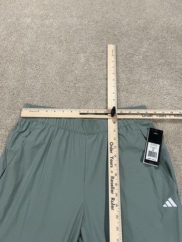Adidas Joggers Men Medium Essential Pants Performance Green Stretch Gym Training - Picture 4 of 9