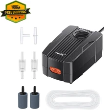 Pawfly Aquarium Air Pump Oxygen Pump for 10-200 Gallon Fish Tanks Buckets Dual O