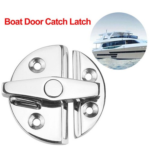 Stainless Steel Boat Latch Secure Twisting Lock for Access and Storage Doors - Picture 2 of 12