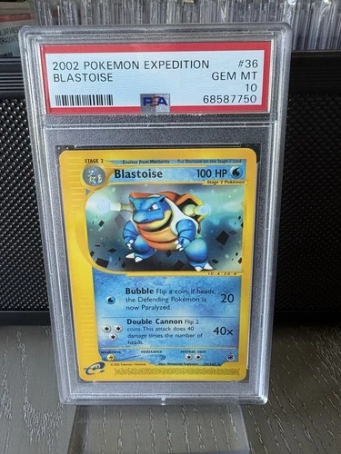 Blastoise 036/165 Expedition Base Set PSA 10