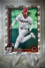 2025 Topps Series 1 - JAMES WOOD - Spring Training Foil Rookie Card RC #181