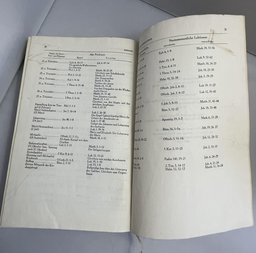 Vintage German Bible Die Bibel Martin Luther Clothcover 1954 Altenburg Gilt - Picture 12 of 16