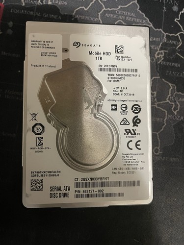 LOTTO 5 HARD DISK SLIM SEAGATE 2,5 1TB ST1000LM035 Gioco, NAS, PS4, PS3, Xbox, - Afbeelding 5 van 6