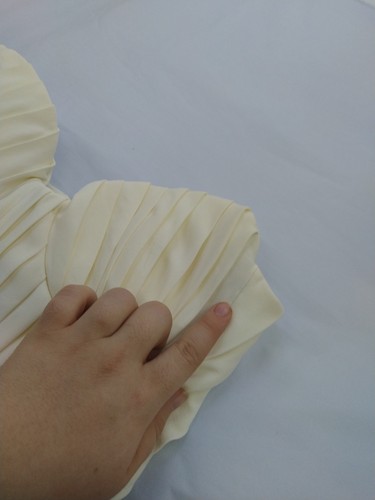HOUSE OF CB 'Amorata' Ivory Pleated Maxi Dress S 8/10 4463 - Picture 9 of 12