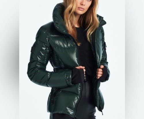 SAM. Chaqueta Abrigo Freestyle Down Puffer Verde Mujer Talla L - Imagen 3 de 23