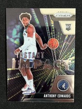 2020-21  Panini Prizm Instant Impact Anthony Edwards #1 RC Timberwolves