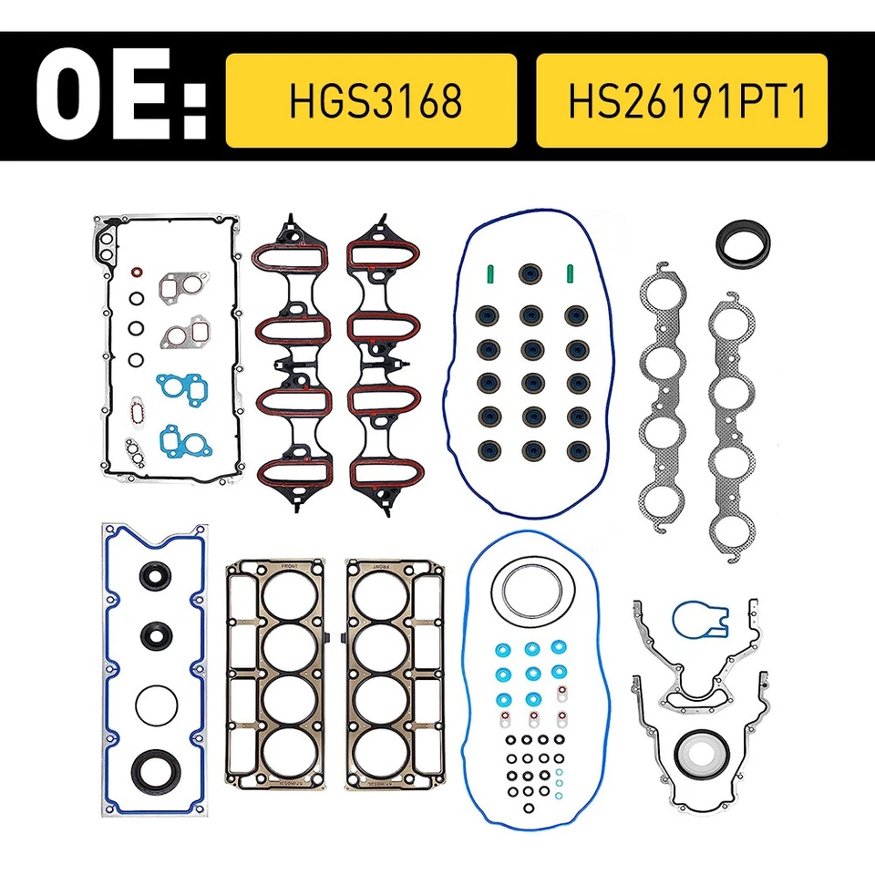 Head Gasket Set Kit For 2004 Buick Rainier(submodel: CXL, CXL Plus) OE#HGS3168 Foto 3 de 4