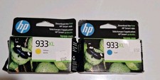 HP 933XL CN054AN140 Cyan & Yellow Ink Cartridges