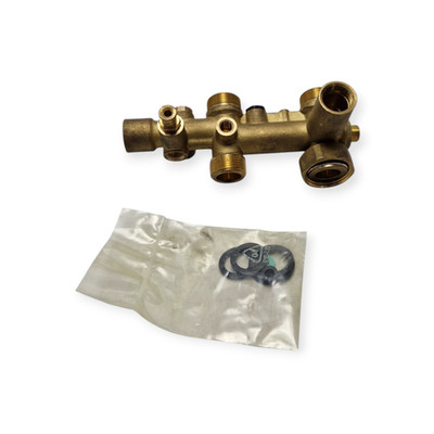 HERMANN 010004352 BRASS VALVE GROUP SPARE PART FOR BASIC 24 28 SE BOILER FROM WA