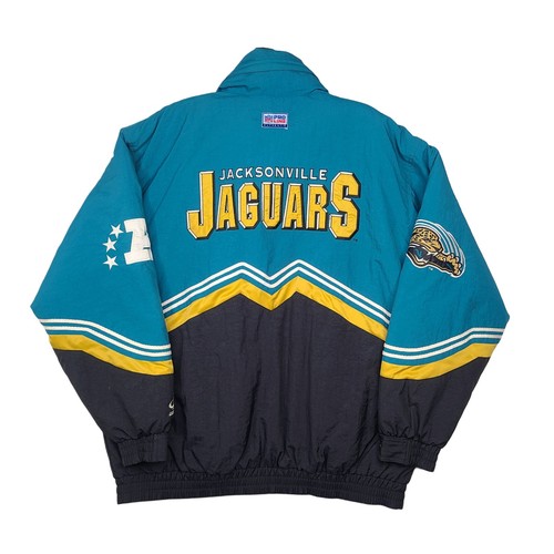 Logo Athletic Vintage 90s Jacksonville Jaguars NFL PRO LINE Insulated Jacket 2XL - Picture 2 of 18