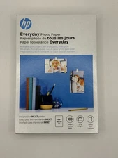 HP Everyday 4x6 PHOTO PAPER Glossy 100-Sheets ALL INKJET Printers Glossy New