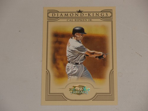 Cal Ripken Jr 2008 Donruss Threads Gold Holofoil #/100 SP SSP Orioles HOF Card