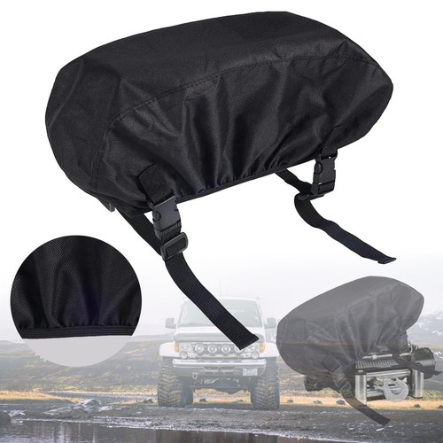 Car Winch Cover Protective Tear Resistant 2500-5500lbs with Buckles Sunproof - Picture 6 of 7