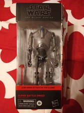 STAR WARS THE BLACK SERIES ATTACK OF THE CLONES SUPER BATTLE DROID ACTION FIGURE