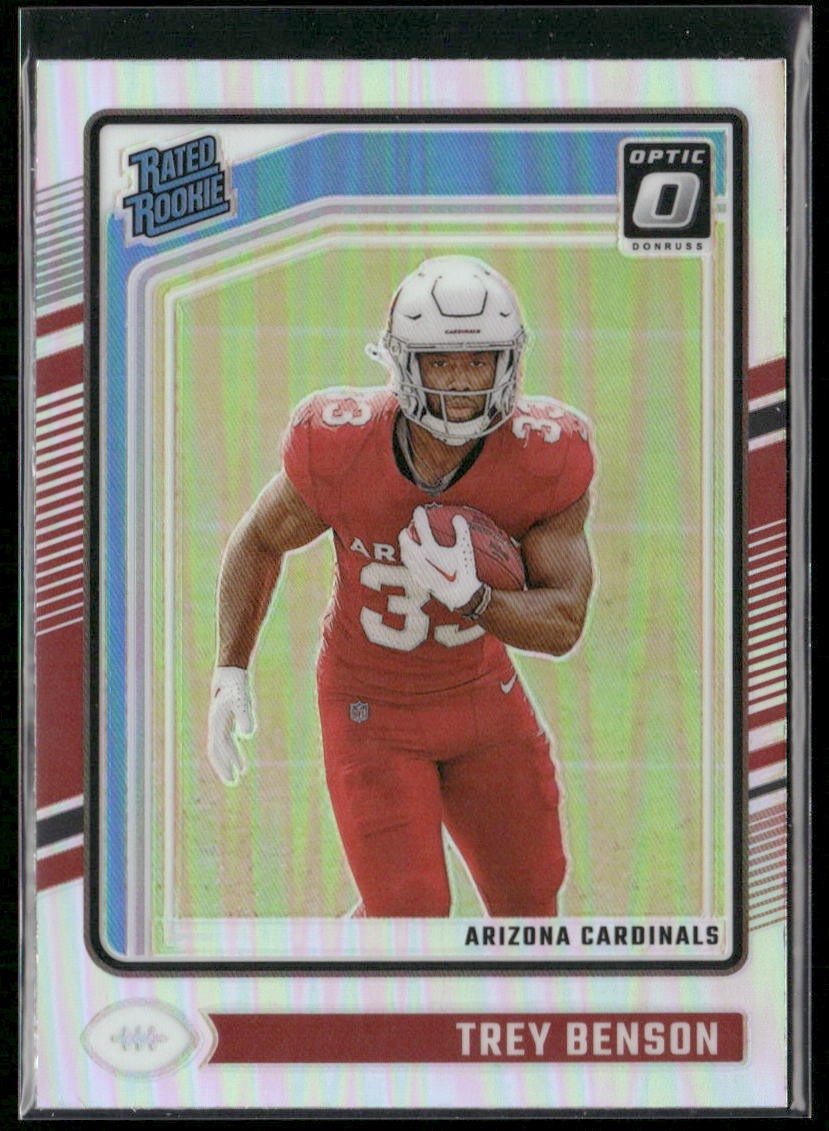 2024 Donruss Optic #293 Trey Benson Holo