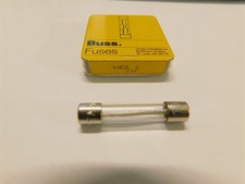 5 Bussmann MDL-1 1A 250VAC Time Delay Fuses .25" x 1.25" (New Type)