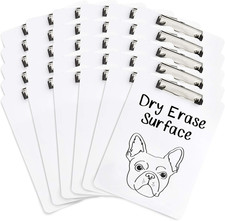 30 Pack Dry Erase Clipboard, Whiteboard Clipboard for Classroom, White Board ...